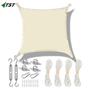 Toldo vela de malla Cuadrado <span class=keywords><strong>5x5</strong></span> BEIGE - Product Image 3