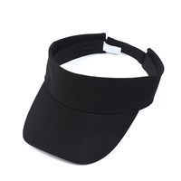 Topi Pelindung Matahari Bergaris Hitam PVC yang Dapat Disesuaikan, Unisex, Penutup Wajah Terry, Penutup Kepala untuk Festival Musim Panas, Liburan, Aktivitas Luar Ruangan