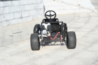 Nuevo ATICOL LP-01C, Motor de Gasolina de 4 Tiempos y 212cc, Go-Kart con Frenos de Disco Hidráulicos, Transmisión por Cadena, Velocidad Máxima de 35 km/h, Consumo de Combustible de 3L/100km