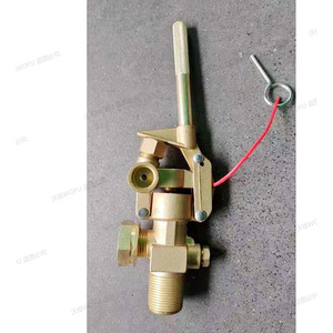 Válvula de Cilindro para Sistema de Supresión de Incendios con CO2 - Latón, Rosca de Salida de 15 MPa W21.8, Rosca de Entrada de la Válvula PZ27.8, Dispositivo de Seguridad - Product Image 3