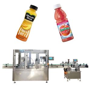 <span class=keywords><strong>Machine</strong></span> de remplissage et de bouchage automatique de jus, d'eau, de <span class=keywords><strong>sirop</strong></span>, de boissons énergisantes et de jus concentrés WB-YG6, très vendue - Product Image 1