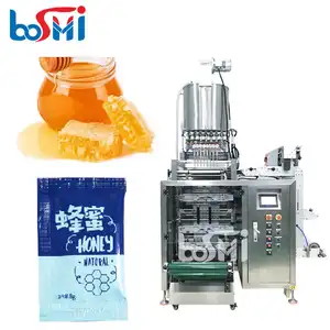 Automatic 4 6 lane multi lane vffs packing sport energy gel irregular shaped sachet liquid filling sealing packaging machine