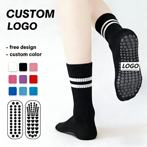 גרבי יוגה איכותיים עם עיצוב אישי, גרבי פילאטיס נגד החלקה, גרבי ספורט לנשים - Product Image 2