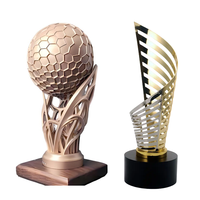 Trophée en métal 3D personnalisé pour événements sportifs, récompense en métal, vente en gros, trophées de football 3D or et argent, service d'impression