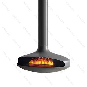 CRUCERO Nuevas chimeneas decorativas interiores 900mm Horno atomizador Núcleo Chimeneas de calefacción de techo para dormitorios - Product Image 1