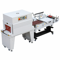 Machine semi-automatique d'emballage d'enveloppe rétractable de scellant de barre en L pour le moteur de composant clé de feuille de film plastique d'habillement de produits chimiques alimentaires de cigarettes