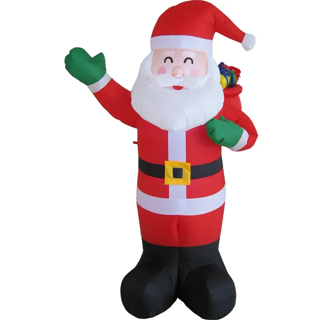 크리스마스 장식 장난감을위한 축제 풍선 산타 운반 선물