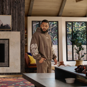 Conjunto de Sudadera con Capucha y Pantalones Deportivos de Invierno para Hombre, Personalizado, de Felpa, 100% Algodón, Transpirable, Ecológico, con Bordado Personalizado - Product Image 3