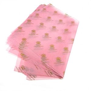 Tùy Chỉnh In Logo Món Quà Màu Hồng Mô Giấy Quần Áo Giày Gói Mô Đóng Gói Gói 1722G Gói Mô Giấy - Product Image 4