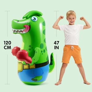 Saco de Boxeo Infantil Autoportante, Inflable de PVC, Equipo de <span class=keywords><strong>Fitness</strong></span> para el Hogar, para Práctica Deportiva y Entrenamiento de Niños - Product Image 4