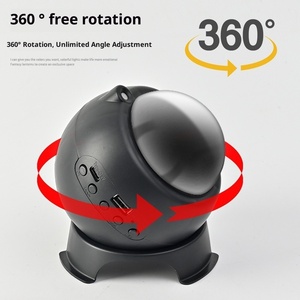 Northern Lights Galaxy <span class=keywords><strong>Proyector</strong></span> con Altavoz Bluetooth 10W Giratorio Cielo estrellado Onda de agua Luz ambiental para la decoración del dormitorio del hogar - Product Image 3