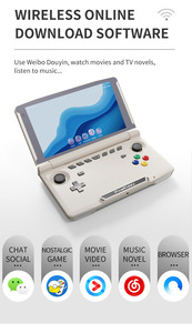 Consola de Juegos Portátil Bubble Machine Hall X18S Flip Stick con Wi-Fi, Pantalla Táctil de 5.5 Pulgadas, Android, Genshin Impact y Juegos Clásicos - Product Image 4