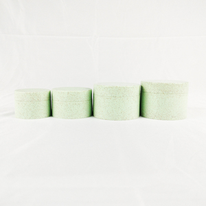 Eco-friendly biodegradable wheat straw plastic cosmetic packages plastic cream jar wide mouth bottle 30g 50g 100g 120g