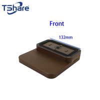 Ventouse à vide en plastique longue durée AS24M00425 Tshare marron 132*75*29mm pour centre d'usinage CNC Biesse, pièce pour le travail du bois