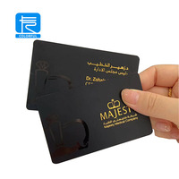 Carte magnétique PVC CR80 de luxe sur mesure avec impression offset et logo de marque estampé à chaud