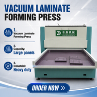 Machine de stratification avancée de membrane de presse de vide d'appareil de travail du bois pour les portes faites sur commande de fantaisie