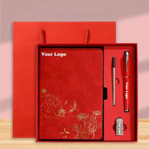 2025 nuovo regalo di laurea personalizzato con copertina rigida in pelle per ufficio prodotti promozionali di fascia alta Set regalo per appunti - Product Image 1