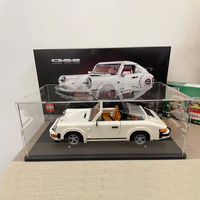 Vitrine acrylique transparente personnalisée avec base Boîte d'assemblage de comptoir Boîte d'affichage de protection anti-poussière