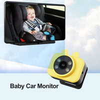 Dash Cam 7 ''voiture monté bébé en temps réel WiFi moniteur 2k hd g-sensor caméra voiture enregistrement vidéo voiture siège arrière enfant moniteur ZD23