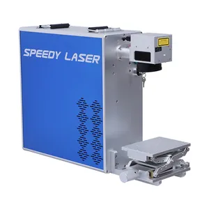 20W 30W 50W Small Portable Metal Laser Printer Fiber Laser Marking Machine for Stainless Steel