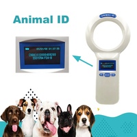 Lecteur de puces animales FDX-B 134,2 kHz, lecteur d'étiquettes RFID pour animaux ISO11784/ISO11785 longue portée USB 1000 IDs OEM
