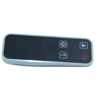 Télécommande personnalisée à 4 touches à code fixe pour foyer électronique, télécommande simple et durable
