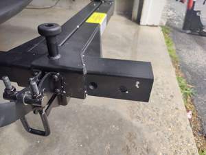 อะแดปเตอร์สวิงอะเวย์ MUMAREN, แขนสวิงอะเวย์ 90 องศา, ใช้ได้กับฮิทช์ขนาด 2 นิ้วสำหรับรถยนต์ (สีดำ) - Product Image 3