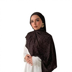Nouvelles écharpes en jersey de coton mercerisé imprimé YIDENG 2026 – Nœuds bohèmes, chaudes, 200g, douces, respirantes et extensibles pour femmes musulmanes - Product Image 3