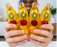Nouveau jouet anti-stress en TPR souple en forme de banane à presser pour la rentrée scolaire/la remise des diplômes