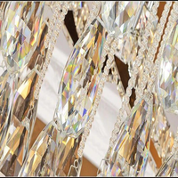 ANNO Grand lustre en cristal nordique forme de fleur pendentif personnalisé fournisseur de lustre