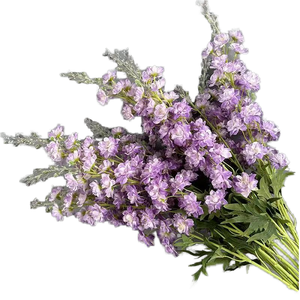 Fleurs artificielles de <span class=keywords><strong>delphinium</strong></span>, roses colorées, plantes artificielles en plastique à longue tige pour jardin, véranda, jardinière, décoration intérieure - Product Image 1