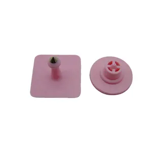 Blank Ear Tags Livestock Ear Tags for Pigs Goats Sheep Animal Pink Plastic Ears Tag for Installing Piglets Sheep Farm Equipment