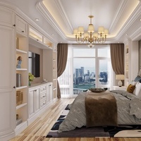 Meuble moderne pliable de style américain en bois massif sur mesure pour la maison, l'hôtel, la séparation de salon, armoire à vin, conception clé en main