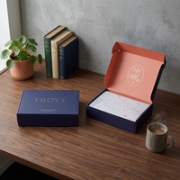 Cajas de Cartón Corrugado para Ropa con Logotipo Personalizado al por Mayor, Embalaje Ecológico y Portátil para Envío Exprés