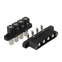 Connecteur d'alimentation/câblage industriel 6 mm à 4 broches, mâle/femelle, anti-erreur, codé, anti-malconnexion, PC 500 V, cuivre argenté