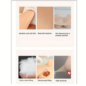 Payudara palsu silikon payudara palsu Payudara palsu pembentuk cangkir besar plat payudara Transgender Cosplay Drag Queen silikon - Product Image 5