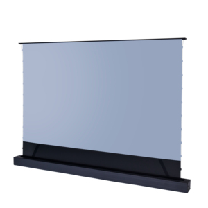 アルミケース付き電動フロアアップライジングスクリーンUstAlrロールアップCBSPスクリーンプロジェクションスクリーンMOQなし - Product Image 1