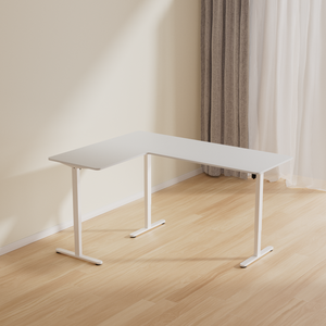 Scrivania da Ufficio Moderna a L con Regolazione Elettrica dell'Altezza, Doppio Motore, per Lavorare in Piedi o Seduti, Alta Qualità - Product Image 3