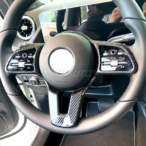 Couverture de panneau de volant de voiture aspect carbone pour Mercedes Benz W177 W247 W205 W213 X247 C257 X253 W167 X167 2019-2021 - Product Image 4