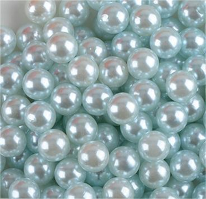 <span class=keywords><strong>Acasa</strong></span> Arto - Cuentas de Plástico Acrílico ABS Lucite de Alto Brillo, Color Blanco, con Orificios de 10 mm de Diámetro, para Hacer Pulseras, Manualidades y Adornos - Product Image 2