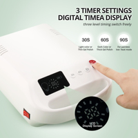2025 Salon sans fil sèche-ongles manucure professionnel Base en métal 108W sans fil Rechargeable UV LED lampe de polymérisation des ongles