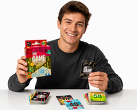 Jeu de société interactif personnalisé avec cartes magnétiques et plateau rotatif pour les couples, les soirées romantiques et le plaisir en famille