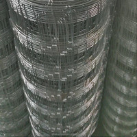 Malla de Alambre Galvanizado de 1.2m, 1.5m, 1.8m de Alto para Cercas de Granjas Ganaderas, Rollos de Malla Tejida para Vacas Lecheras y Ganado Vacuno