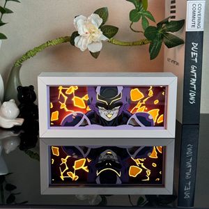 4 lampes de sculpture sur papier <span class=keywords><strong>Dragon</strong></span> Balls <span class=keywords><strong>Super</strong></span> Saiyan Vente en gros Anime Handmade 3D LED Night Light Crafts Toys Kids Christmas Gift - Product Image 4