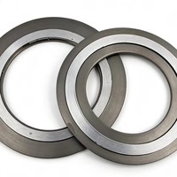 Joint d'étanchéité à bride métallique en acier inoxydable 316, avec anneaux intérieur et extérieur en acier 304, pour valve haute pression, modèle de base
