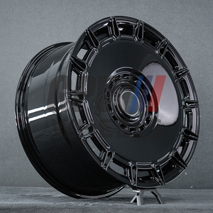 Jantes forgées monobloc noires brillantes personnalisées GPW pour Mercedes Benz S450 <span class=keywords><strong>S560</strong></span> S63 <span class=keywords><strong>Maybach</strong></span> S480 S680 GLE 450 GLE 53 GLS 450 600 - Product Image 1