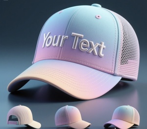 Casquette de Baseball personnalisée impression dégradée unisexe réglable respirant décontracté papa soleil Camping randonnée camionneur Hip Hop chapeau - Product Image 5