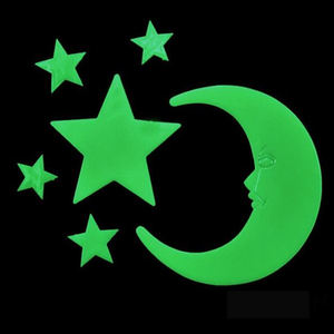 Las estrellas pegatinas luminosas pegatinas decorativas fluorescentes dormitorio de la habitación de los niños - Product Image 2