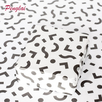 PENGLAI Blumenmuster Kraftpapier Geschenkpapier Seidenpapier Anpassbar für Partys