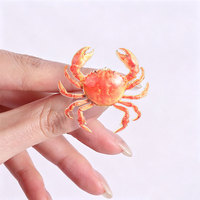 Épinglette en émail en forme de crabe, animal marin, pour veste, sac à dos et tenue quotidienne, accessoire de décoration tendance